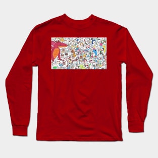 Dragon Crashes the Party Long Sleeve T-Shirt